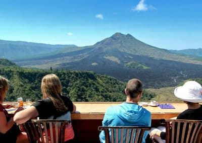 Beautiful View of the Lake and Mount Batur in Kintamani 120119